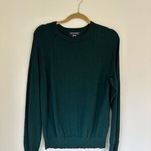 Banana Republic Dark Green Italian Merino Wool Men's Sweater